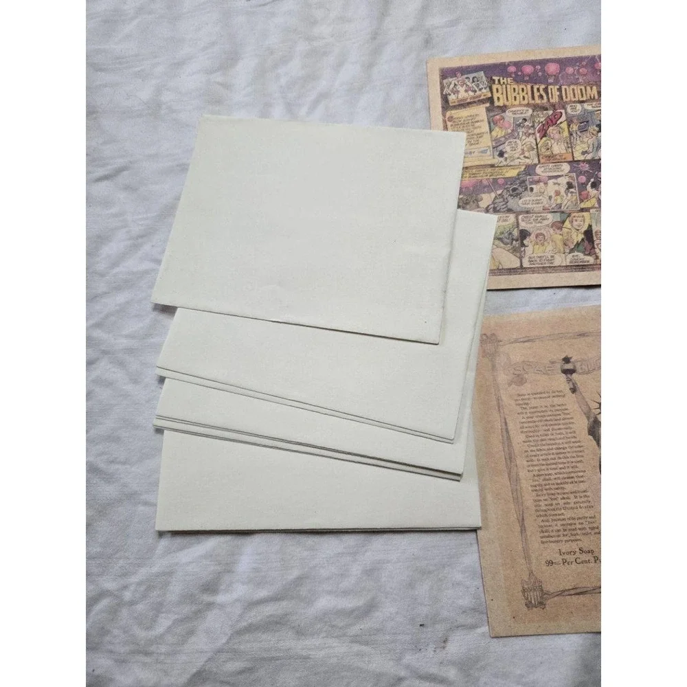 Vintage BLANK NOTE CARDS Set 8 Proctor Gamble P&G Advertisement Retro Stationery